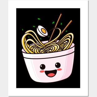 Cute Kawaii Ramen Chibi Japan Anime Noodles Posters and Art